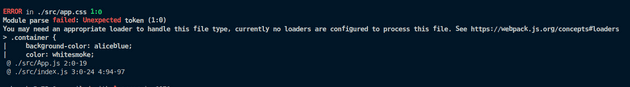 css-webpack-error